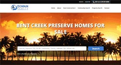 Desktop Screenshot of bentcreekpreservehomes.com